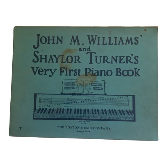 Vintage 1937 Very First Piano Book Songbook Sheet Music The Boston Music Co. - Picture 1 of 14
